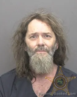 Mugshot of Patrick Lee Sheldon booked in Vanderburgh County, Indiana on August 23, 2026