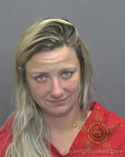 Mugshot of Sommer Lynne Perticari booked in Vanderburgh County, Indiana on August 23, 2026