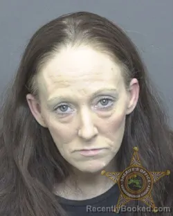 Mugshot of Misty Lee Turner booked in Vanderburgh County, Indiana on August 24, 2026
