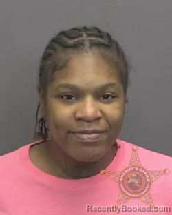 Mugshot of Lakaisha Renee Quarles booked in Vanderburgh County, Indiana on August 25, 2026