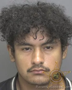 Mugshot of Alexis Adrian Salazar-Garcia booked in Vanderburgh County, Indiana on September 3, 2026
