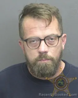 Mugshot of Bryan Andrew Miller booked in Vanderburgh County, Indiana on September 15, 2026