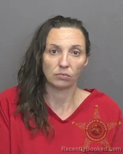 Mugshot of Jessica Lynn Ferguson booked in Vanderburgh County, Indiana on September 16, 2026
