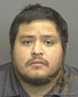 Mugshot of Jose Echeveria Habia booked in Vanderburgh County, Indiana on September 16, 2026