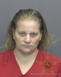 Mugshot of Rachel Lynn Morris booked in Vanderburgh County, Indiana on September 17, 2026