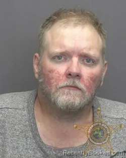Mugshot of Eric Wayne Myers booked in Vanderburgh County, Indiana on September 17, 2026