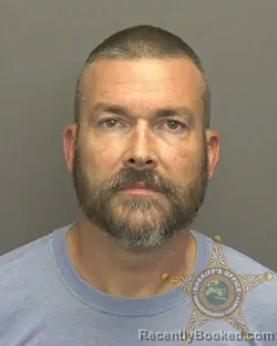 Mugshot of Nathan Charles Scheller booked in Vanderburgh County, Indiana on September 17, 2026