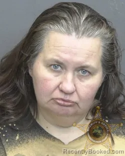 Mugshot of Melissa Kay Woods booked in Vanderburgh County, Indiana on September 17, 2026