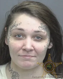 Mugshot of Madison Ann Pennington booked in Vanderburgh County, Indiana on September 18, 2026