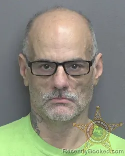 Mugshot of Dennis Edward Mccloskey booked in Vanderburgh County, Indiana on September 18, 2026