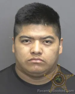 Mugshot of Diego Hernandez Gomez booked in Vanderburgh County, Indiana on September 19, 2026