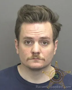 Mugshot of Ryan Taylor Furlong booked in Vanderburgh County, Indiana on September 20, 2026