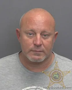 Mugshot of Mark David Frank booked in Vanderburgh County, Indiana on September 21, 2026