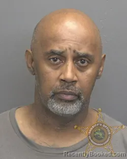 Mugshot of Quinyatte Jarmaine Harrell booked in Vanderburgh County, Indiana on September 21, 2026