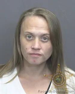 Mugshot of Sabrina Nichael Blythe booked in Vanderburgh County, Indiana on September 22, 2026