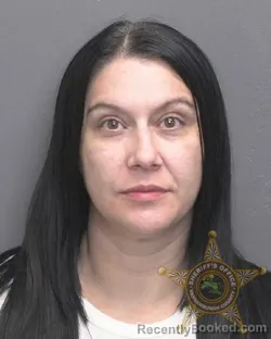 Mugshot of Janelle Nicole Ciscell booked in Vanderburgh County, Indiana on September 22, 2026