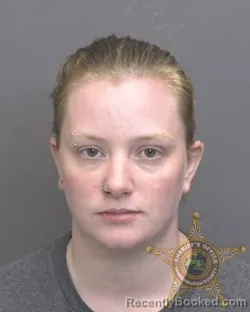Mugshot of Hope Elizabeth Massey booked in Vanderburgh County, Indiana on September 22, 2026