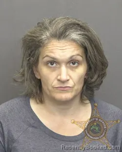 Mugshot of Adrienne Chae Anderson booked in Vanderburgh County, Indiana on September 23, 2026
