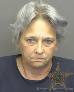 Mugshot of Angela Sue Hansen booked in Vanderburgh County, Indiana on September 23, 2026