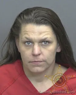 Mugshot of Danielle Leahanne Campbell booked in Vanderburgh County, Indiana on September 23, 2026