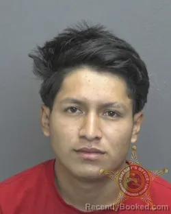 Mugshot of Kevin Frank Aguilar Rodriguez booked in Vanderburgh County, Indiana on September 23, 2026