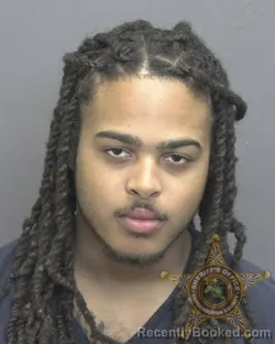 Mugshot of Shyheem Dayquan Jones booked in Vanderburgh County, Indiana on September 24, 2026