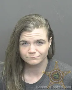 Mugshot of Samantha Louise Stokes booked in Vanderburgh County, Indiana on September 24, 2026