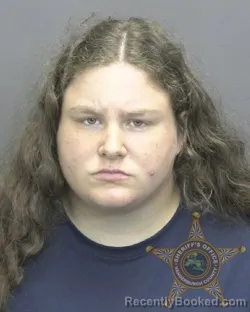 Mugshot of Autumn Marie Ward booked in Vanderburgh County, Indiana on September 24, 2026