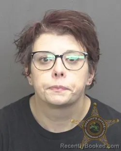 Mugshot of Katherine Elizabeth Fuchs booked in Vanderburgh County, Indiana on September 26, 2026