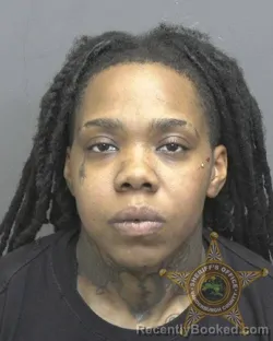 Mugshot of Kayzia Antionette Pittman booked in Vanderburgh County, Indiana on September 29, 2026