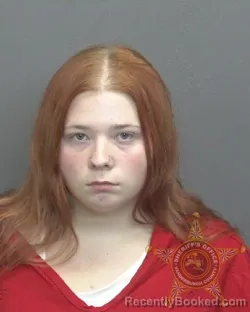 Mugshot of Hannah Grace Miles booked in Vanderburgh County, Indiana on September 29, 2026