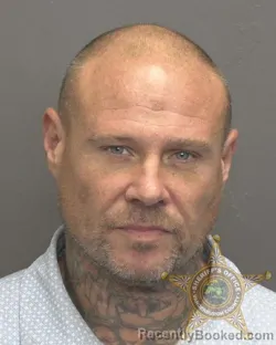 Mugshot of John Robert Richter booked in Vanderburgh County, Indiana on September 29, 2026