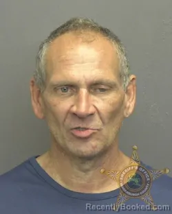 Mugshot of Robert Eugene Johnson booked in Vanderburgh County, Indiana on September 29, 2026