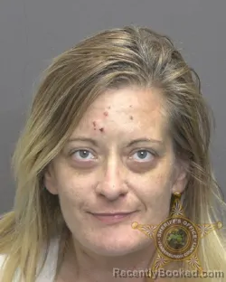 Mugshot of Miranda Star Hedrick booked in Vanderburgh County, Indiana on October 1, 2026