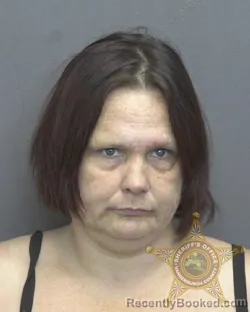 Mugshot of Courtney Lee Lamb booked in Vanderburgh County, Indiana on October 1, 2026