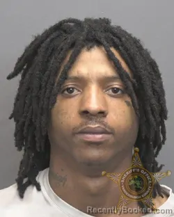 Mugshot of Dairis Lamar Johnson booked in Vanderburgh County, Indiana on October 3, 2026
