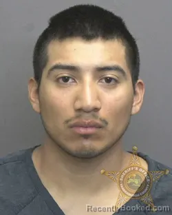 Mugshot of Brandon Ulises Morales-Escobar booked in Vanderburgh County, Indiana on October 3, 2026