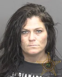Mugshot of Jessica Dawn Nervig booked in Vanderburgh County, Indiana on October 5, 2026