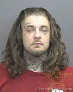 Mugshot of Brandon Keith Warren Hart booked in Vanderburgh County, Indiana on October 5, 2026