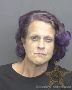 Mugshot of Elizabeth Lane Johns booked in Vanderburgh County, Indiana on October 6, 2026
