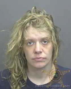Mugshot of Rochelle Lynn Morris booked in Vanderburgh County, Indiana on October 6, 2026