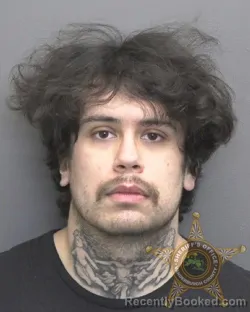Mugshot of Gabriel Ernesto Molina booked in Vanderburgh County, Indiana on October 6, 2026