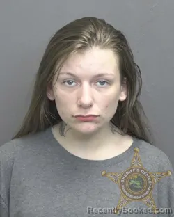 Mugshot of Katelynn Marie Mosley booked in Vanderburgh County, Indiana on October 8, 2026