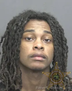 Mugshot of Jamiontay Jermaine Bernard booked in Vanderburgh County, Indiana on October 9, 2026