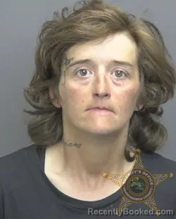 Mugshot of Page Whittney Culley booked in Vanderburgh County, Indiana on October 11, 2026
