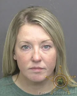 Mugshot of Jennifer Lynn Pearson booked in Vanderburgh County, Indiana on October 11, 2026