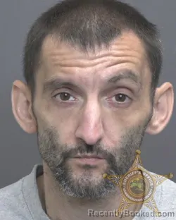Mugshot of Michael Alan Schroeder booked in Vanderburgh County, Indiana on October 11, 2026