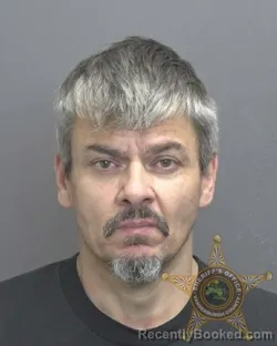 Mugshot of Larry Allen Mcmeans booked in Vanderburgh County, Indiana on October 13, 2026