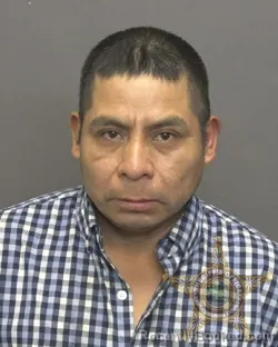 Mugshot of Pedro Diaz Cruz booked in Vanderburgh County, Indiana on October 14, 2026