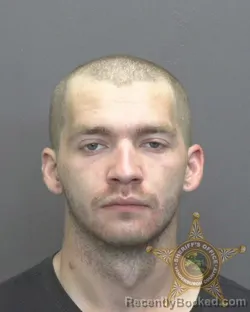 Mugshot of Zachary Austin Brown booked in Vanderburgh County, Indiana on October 15, 2026